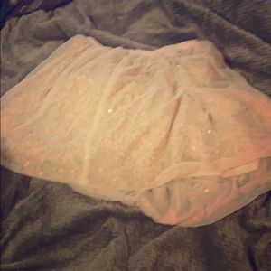White sparkly skirt large